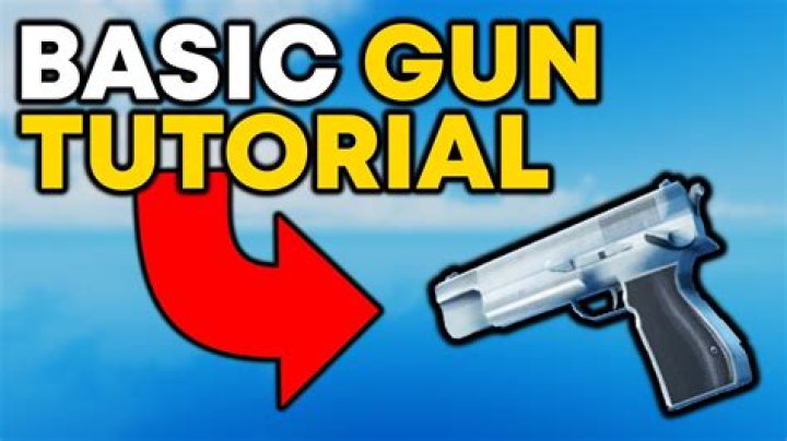 Roblox how to script a gun
