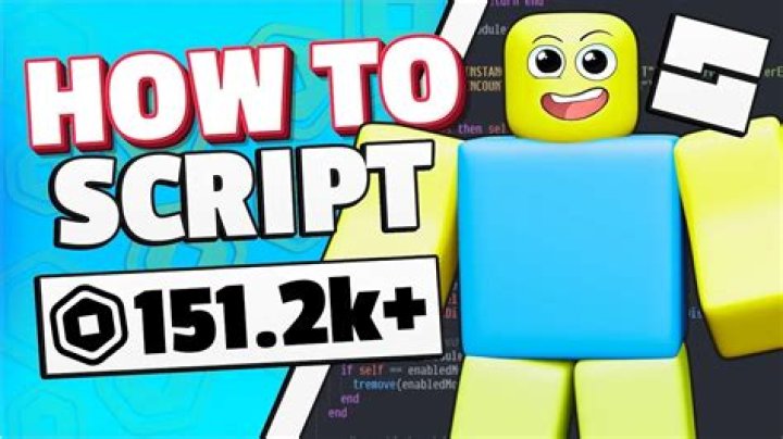 Roblox how to script