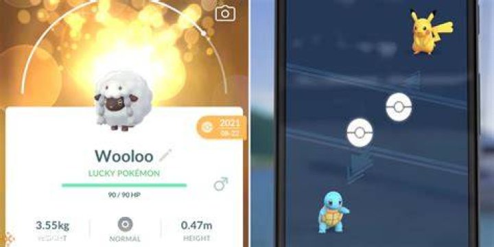 What a lucky pokemon in pokemon go