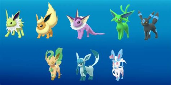 What are all the pokemon on pokemon go