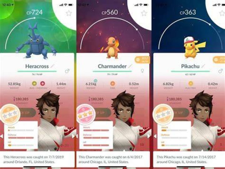 What are cp in pokemon go