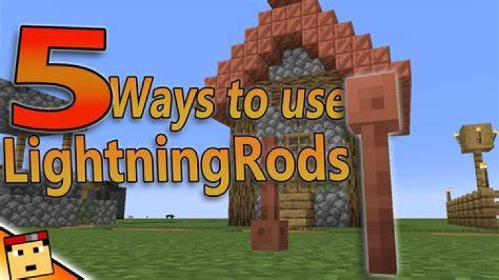 What are lightning rods used for in minecraft