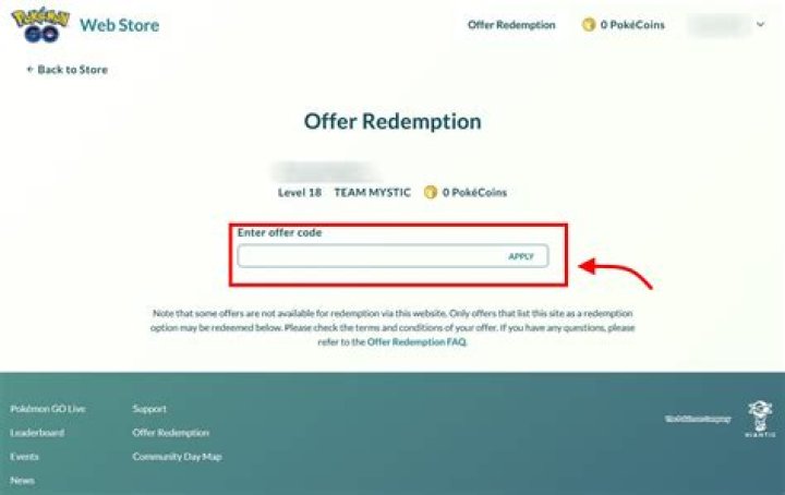 What are pokemon go promo codes