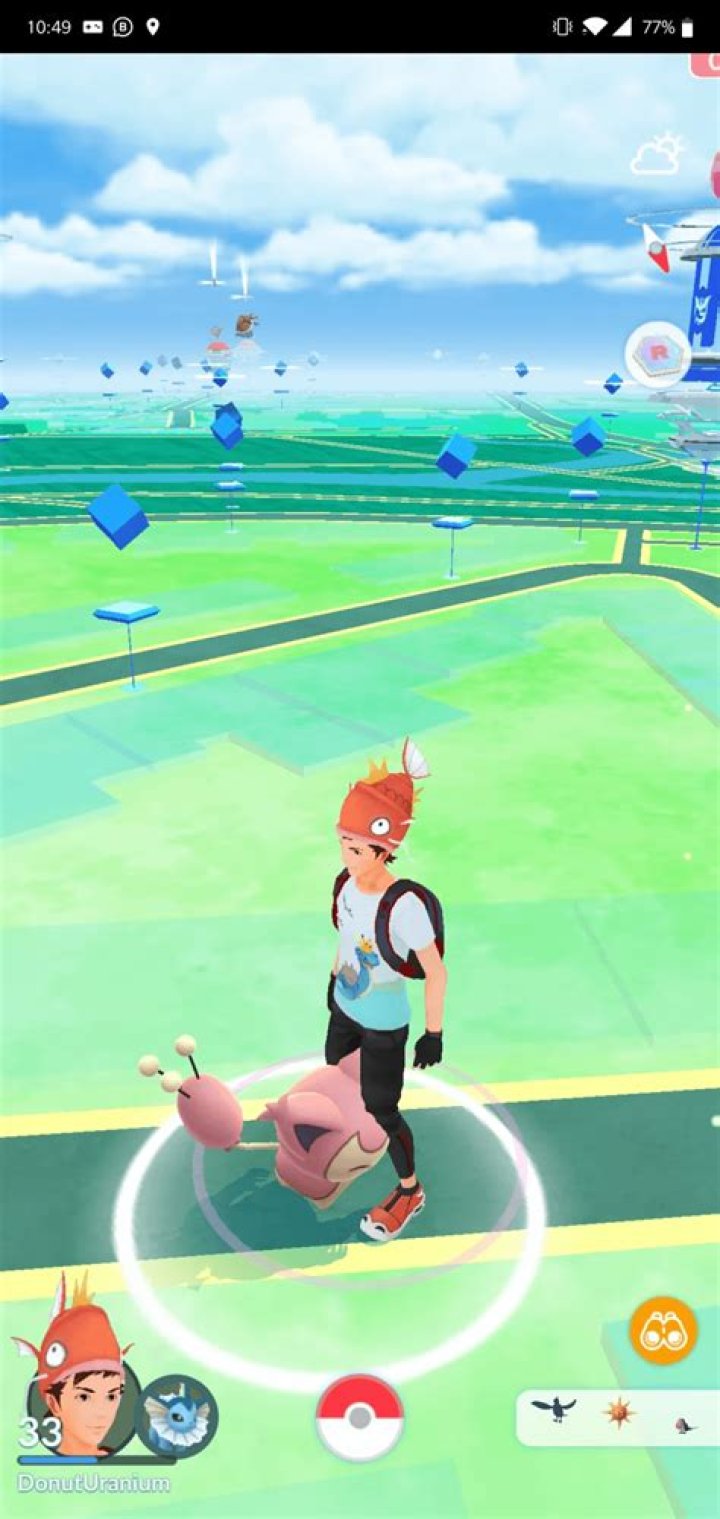What are the rings in pokemon go