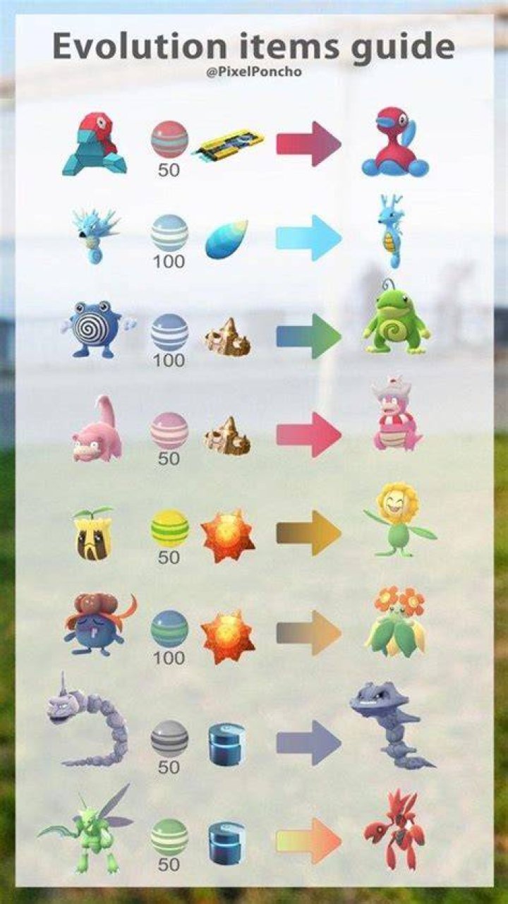 What are the special items in pokemon go