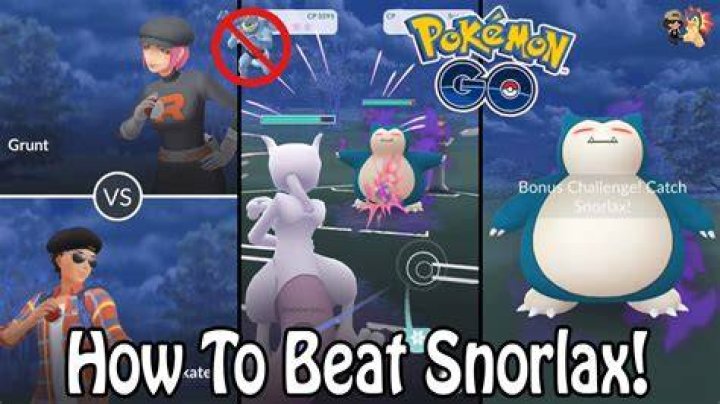 What beats snorlax pokemon go