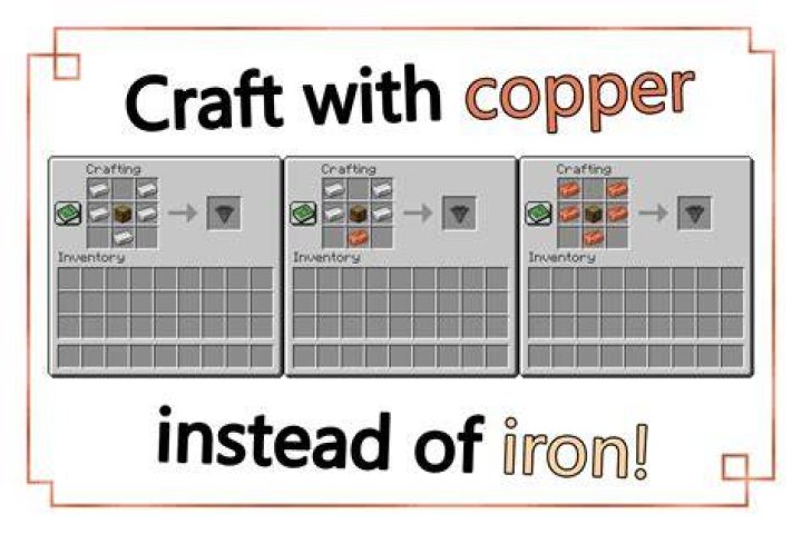 What can i make with copper in minecraft
