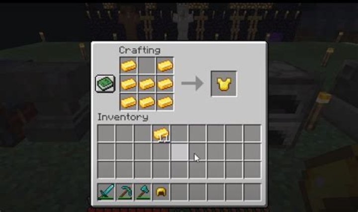 What can you craft with gold in minecraft