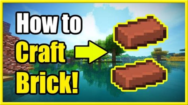 What can you do with bricks in minecraft