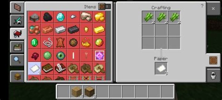 What can you do with paper in minecraft