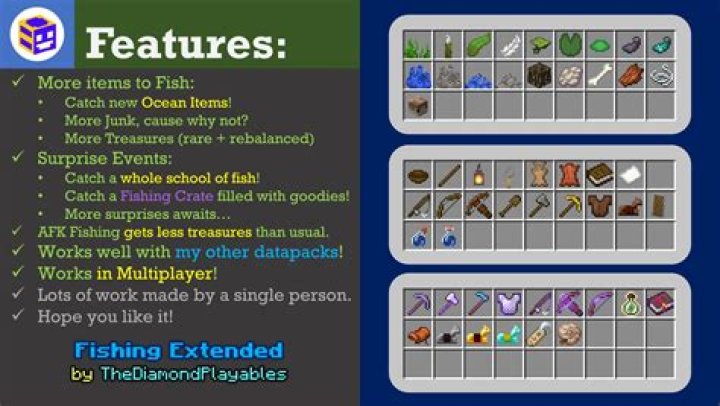 What can you get from fishing in minecraft