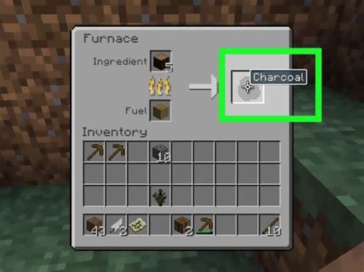What can you make with charcoal in minecraft