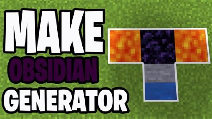 What can you make with obsidian in minecraft