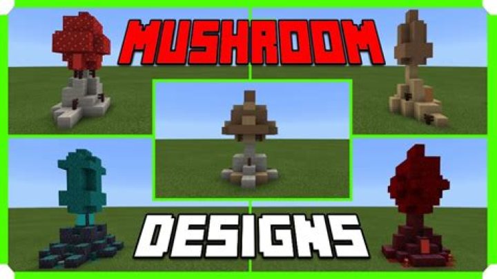 What can you put mushrooms on in minecraft