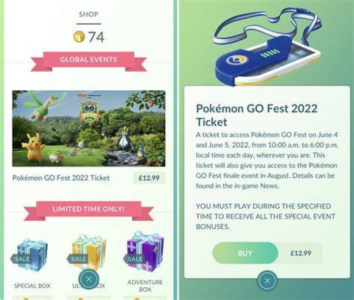 What do you get with the pokemon go fest ticket