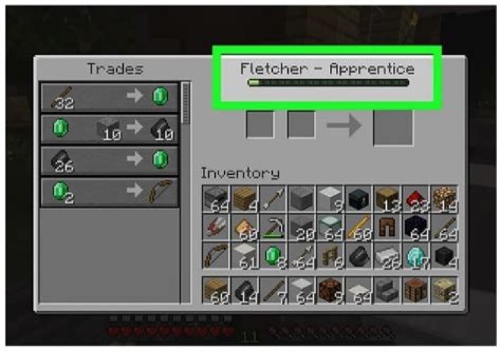 What does a fletching table do in minecraft