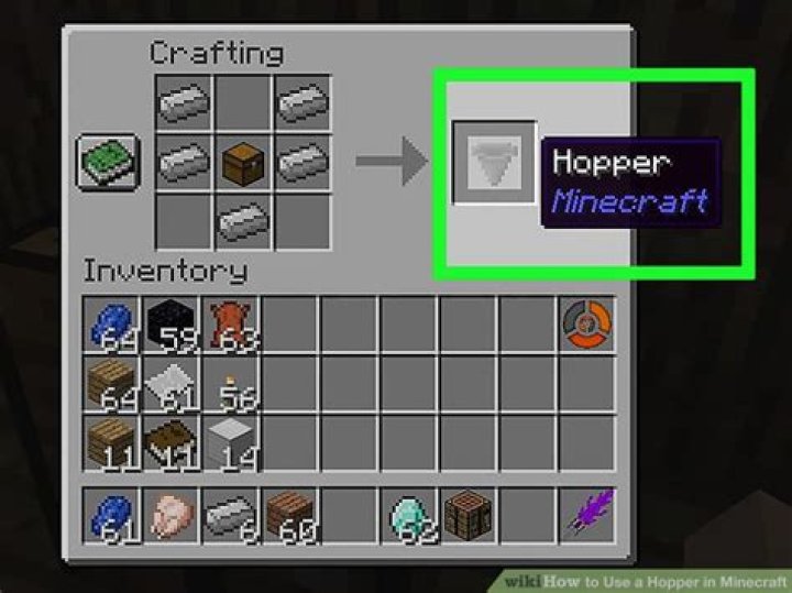 What does a hopper do in minecraft pe