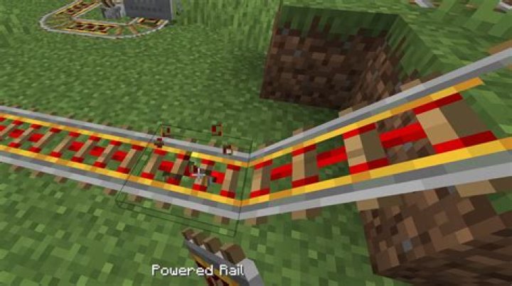 What does a powered rail do in minecraft