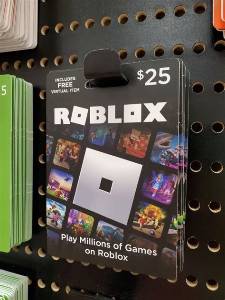 What does a roblox gift card look like