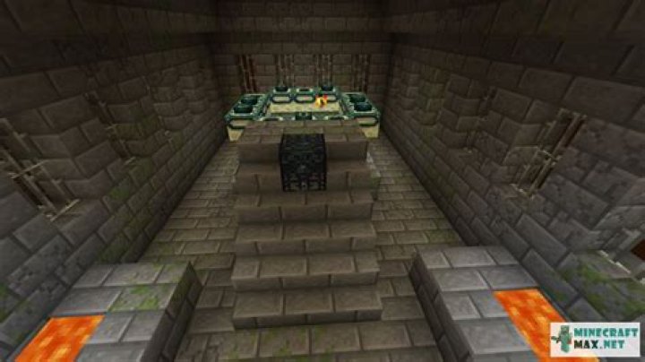 What does a stronghold look like in minecraft