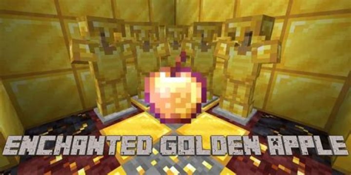 What does an enchanted apple do in minecraft