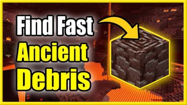 What does ancient debris look like in minecraft