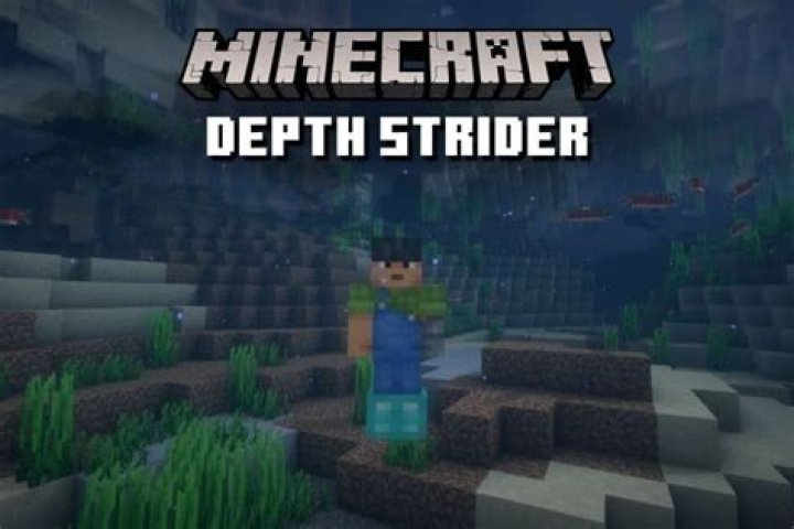 What does depth strider do in minecraft pe