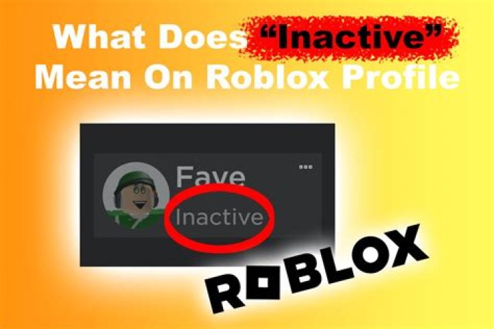 What does inactive mean in roblox