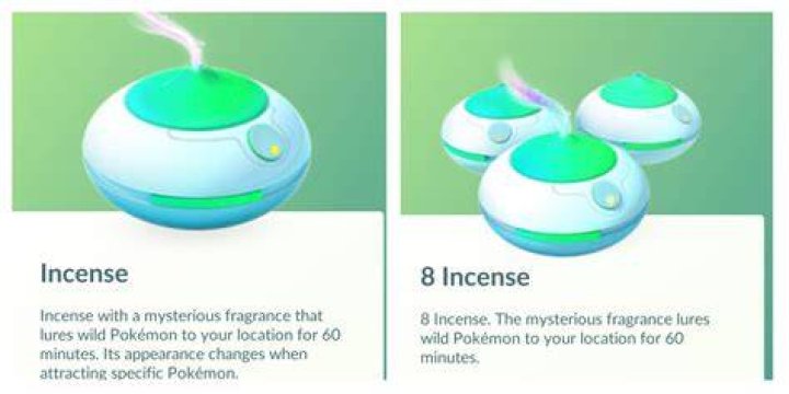 What does incense do pokemon go