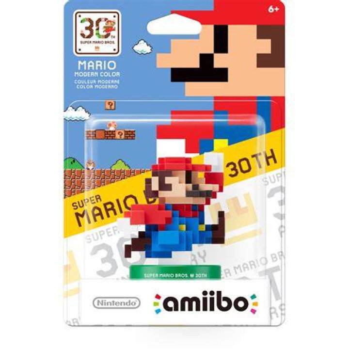 What does the 30th anniversary mario amiibo do