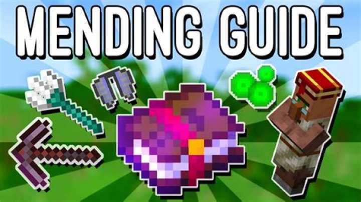 What does the enchantment mending do in minecraft