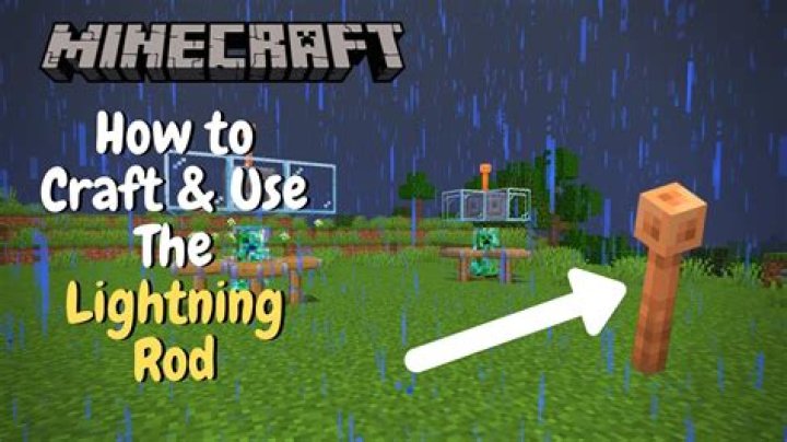 What does the lightning rod do in minecraft