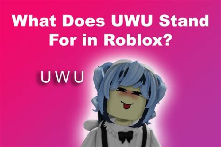 What does uwu mean in roblox