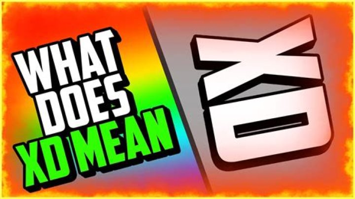 What does xd mean on roblox