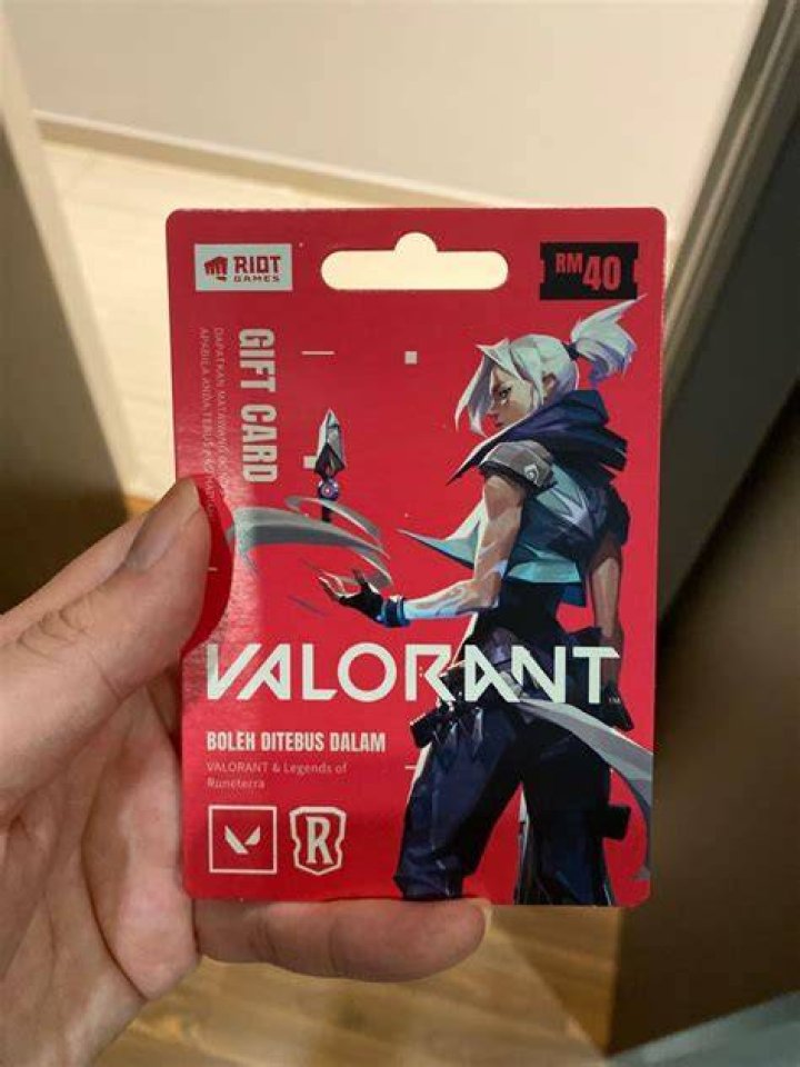 What gift cards can you use for valorant