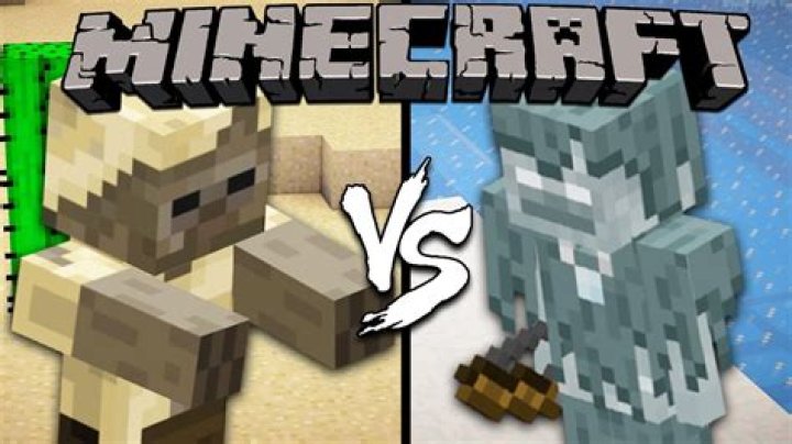 What is a husk and stray in minecraft