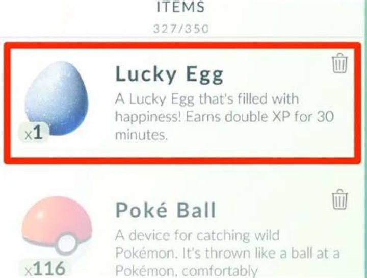 What is a lucky egg on pokemon go