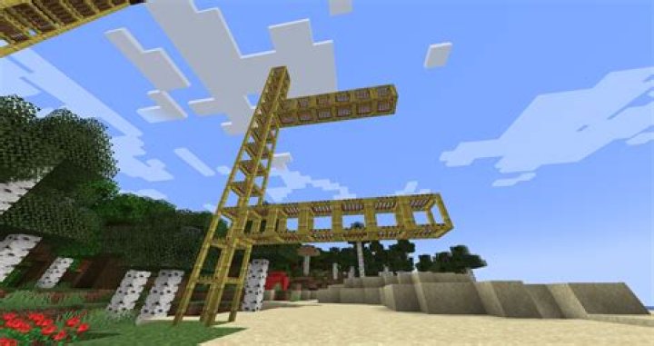 What is a scaffolding used for in minecraft