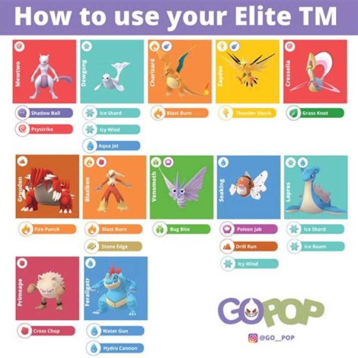 What is an elite tm in pokemon go