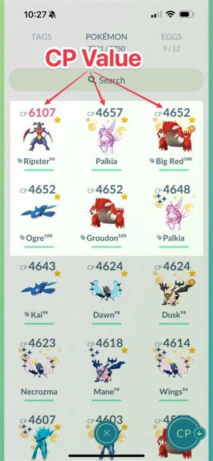 What is combat power pokemon go