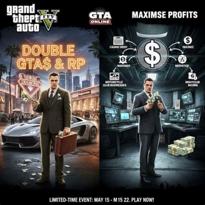 What is double money on gta this week