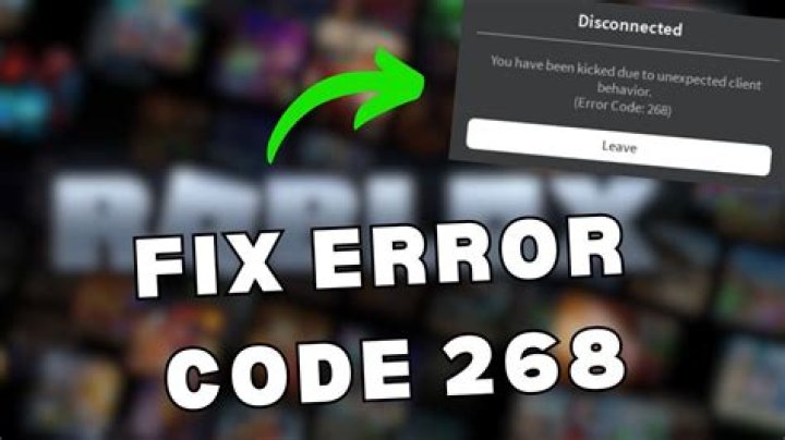 What is error code 268 in roblox