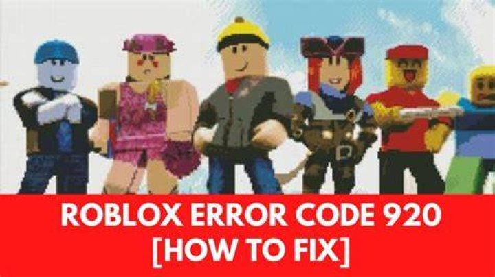 What is error code 920 roblox