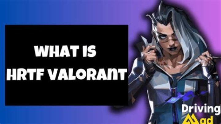 What is hrtf valorant