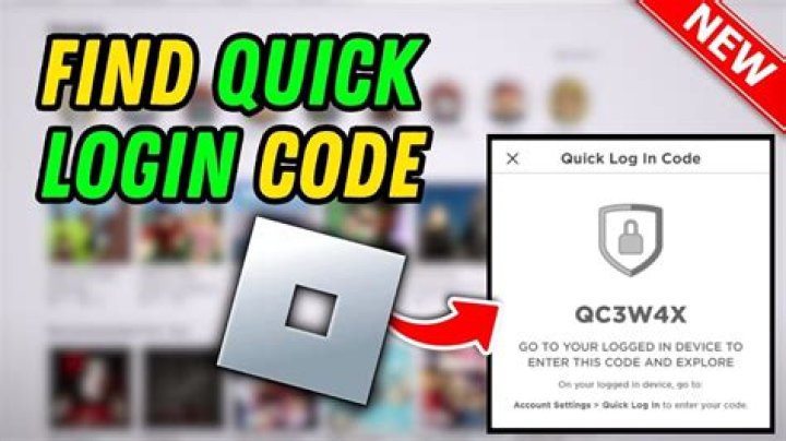 What is quick login on roblox