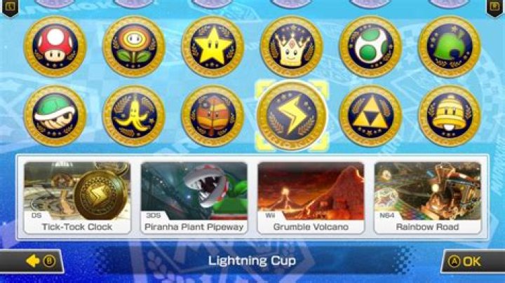 What is the 0/6 stars in mario kart 8