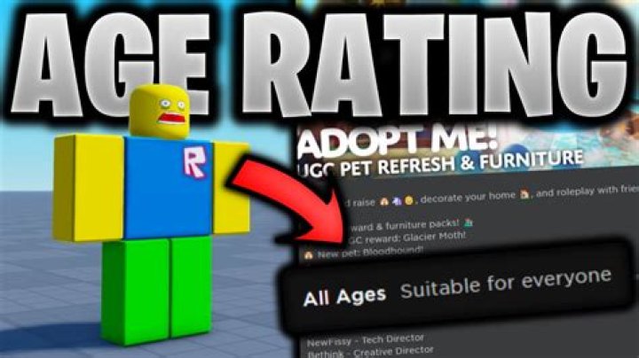 What is the age rating for roblox