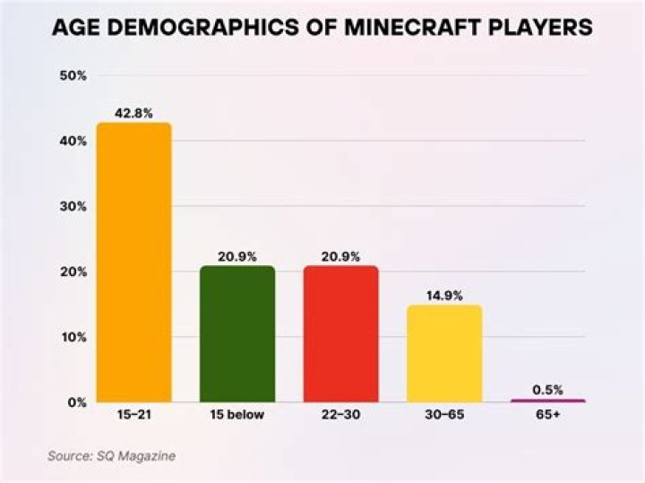 What is the average age of minecraft players