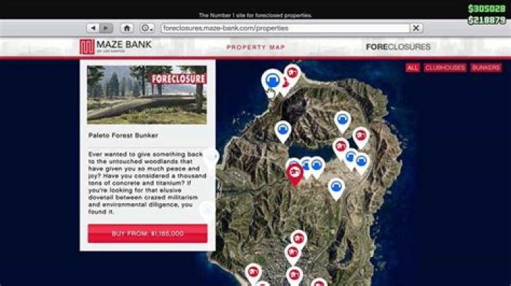 What is the cheapest bunker in gta 5