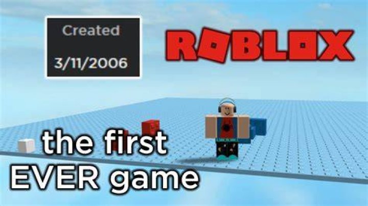 What is the first game in roblox